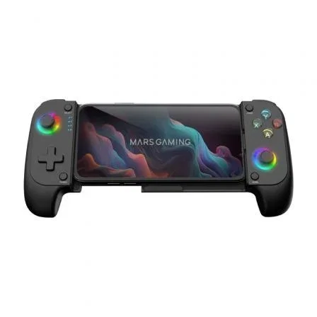 Mars Gaming MGPX Gamepad 2en1 Bluetooth 5.0 RGB Negro Mars Gaming MGPX Gamepad 2en1 Bluetooth 5.0 RGB Negro
